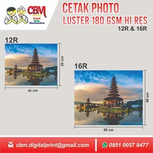 Cetak Print Foto Photo Luster 180 Gsm Hires