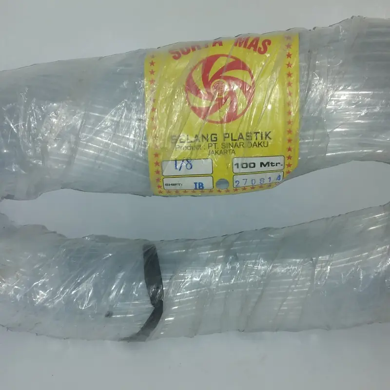 Selang Transparan 1/8"/Bening/Plastik 1/8 inch per roll 1