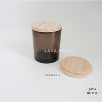 Gambar Tutup Kayu untuk Candle / Wooden Lid dari Java Botol Kota Surabaya 2 Tokopedia