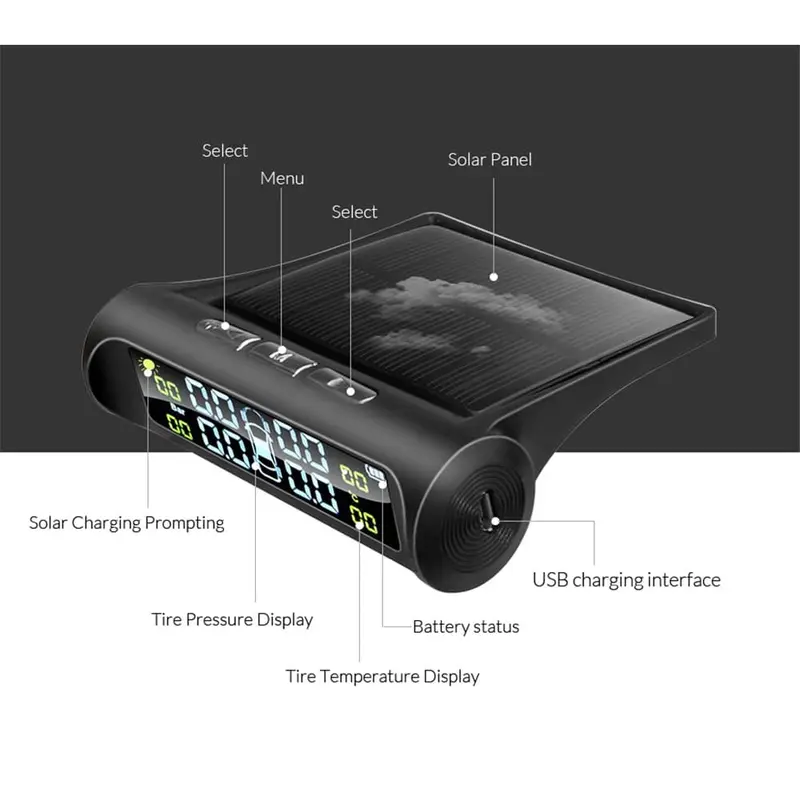 Tire Pressure Monitoring System Solar Power Built 4