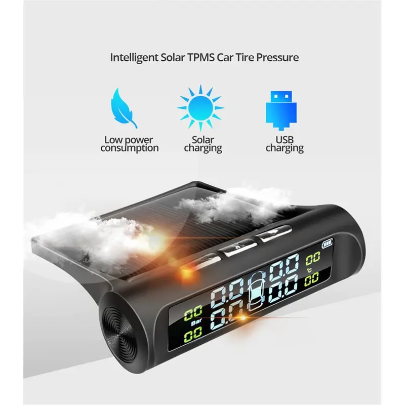Tire Pressure Monitoring System Solar Power Built 0