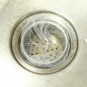 30pcs/Lot Drain Cover Net Bag Hair Filter Sink Kitchen