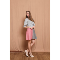 Gambar Naivee - Myesha Dress Grey-Pink - Terusan Cantik Kombinasi Warna - 10 dari Mal Golden Truly Store Kota Administrasi Jakarta Utara 1 Tokopedia