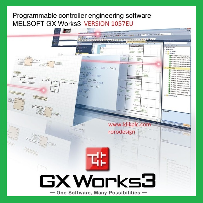 Jual SOFTWARE PLC Mitsubishi : Melsoft GX Works3 - Kab. Purwakarta ...