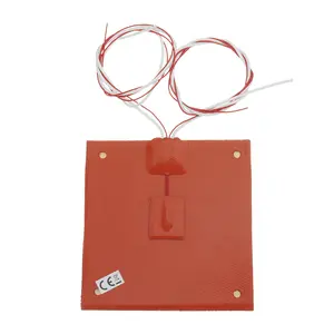 120x120mm 120v/220v 120W Silicone Heated Bed Heating Pad With Hole