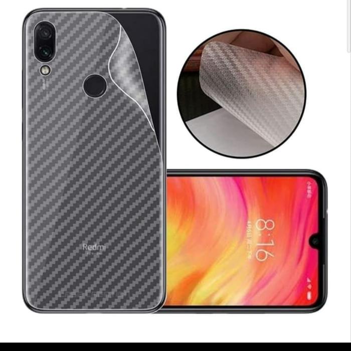 Gambar Xiaomi Redmi Note 7 Anti Gores Belakang Skin Carbon Karbon Garskin dari EXCELLENT ACCECORIES Kota Administrasi Jakarta Pusat Tokopedia