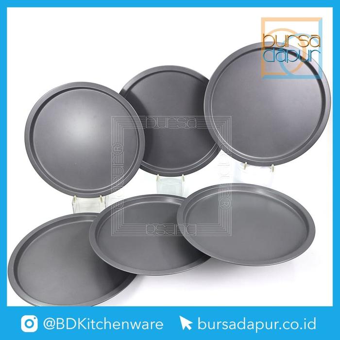 Gambar Master Pastry Non-Stick Pizza Pan / Loyang Kue Anti Lengket 12” - Set 6 Pcs dari Bursa Dapur Mall Kota Administrasi Jakarta Barat Tokopedia