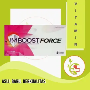 imboost force tab imbost per strip isi 10 biji vitamin