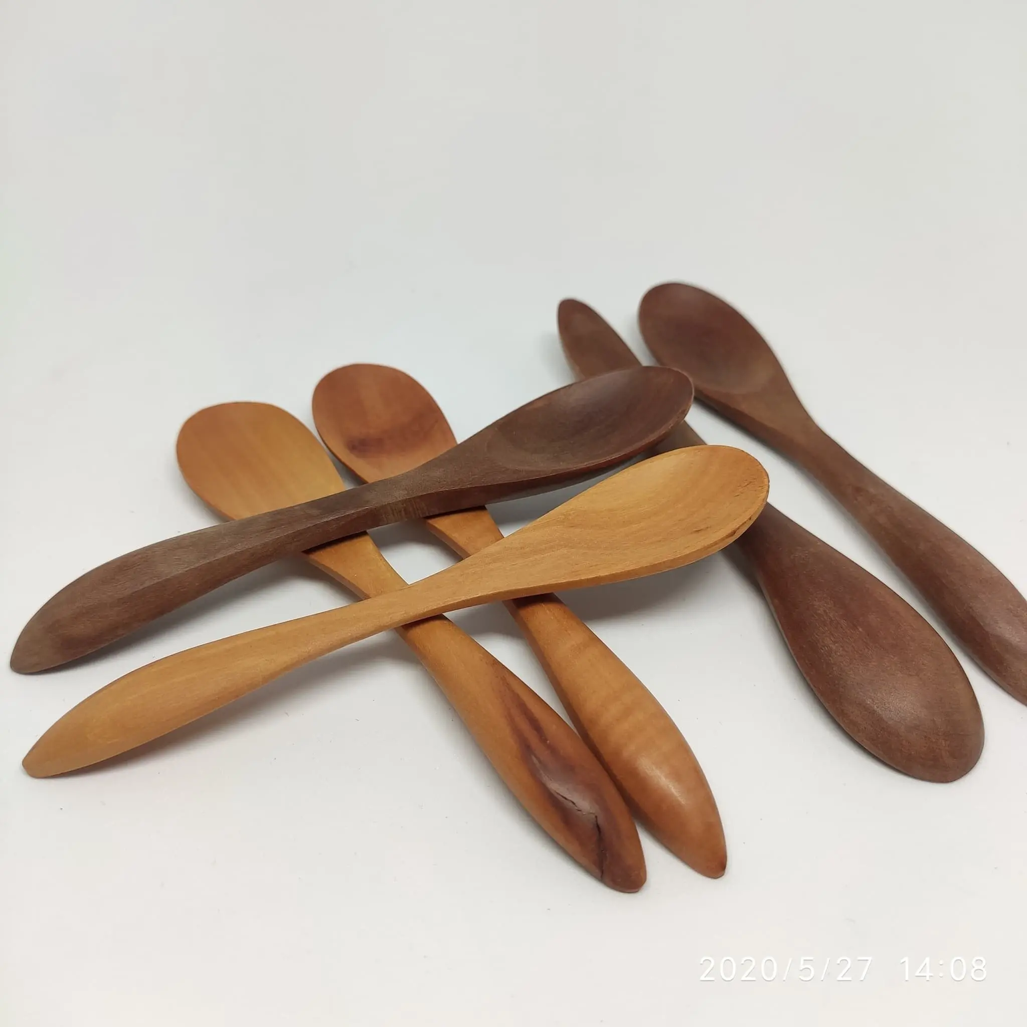 wooden tea spoon/sendok teh kayu 100% kualitas export horeca 12cm