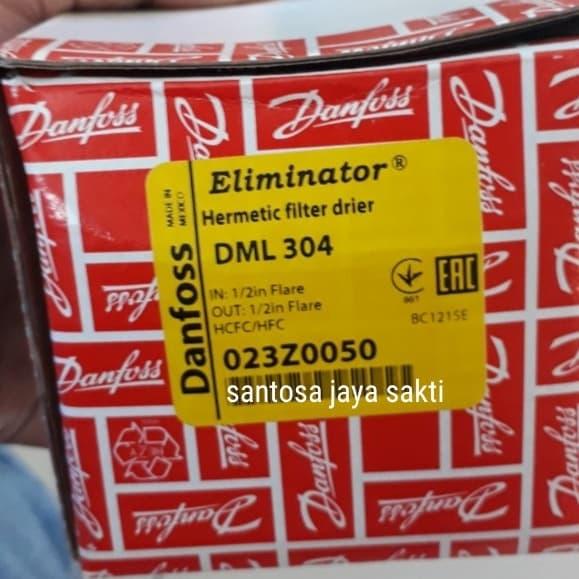 Jual Filter Drier Danfoss DML 304 uk. 1/2