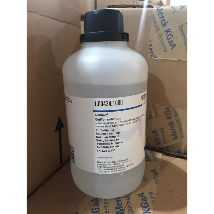 Jual MERCK 1.09434.1000 / Buffer Solution pH 3 / 109434 / 1L - Jakarta ...
