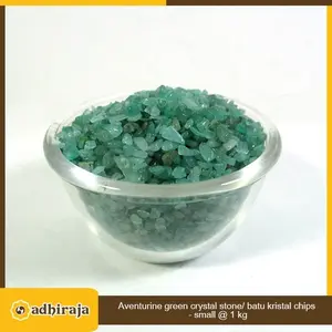 Batu Kristal Aventurine Green Kepingan Precious Stone Chips Small 1Kg