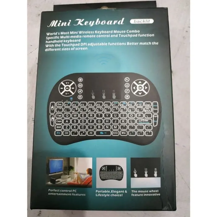 Mini Wireless Keyboard Rechargeable for android tv box or smart tv