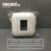 Gambar Frame Panasonic 1gang 1device WEJ78019W (part) dari Teguh tokobesi Kota Bandung 1 Tokopedia
