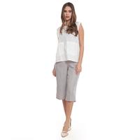 Gambar Basix - Faun Cullote Grey - Kulot Abu-Abu Pinggang Karet Ada Kantong dari Mal Golden Truly Store Kota Administrasi Jakarta Utara 3 Tokopedia