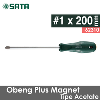 Gambar SATA TOOLS Obeng Plus #1 x 150 mm Acetate 62310 dari SATA OS Kota Administrasi Jakarta Utara 1 Tokopedia