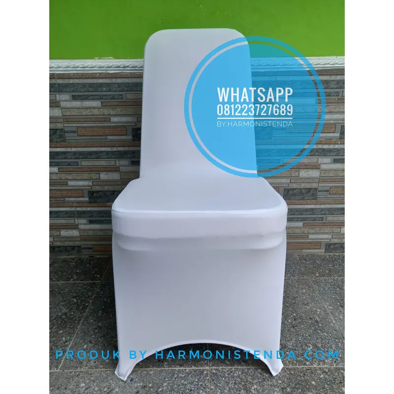 Cover Kursi Sarung Kursi Ketat Futura 405 Warna Putih | Kain Lotto 1