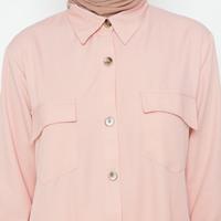 Gambar Eiza by duapola Pocket Shirt Tunik 8836FS - Putih, M dari Eiza by duapola Kab. Tangerang 2 Tokopedia