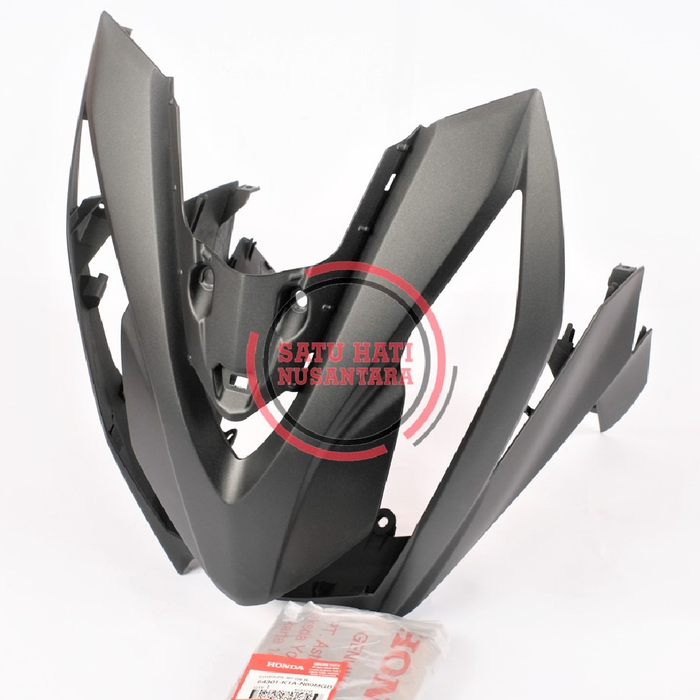 Gambar BeAT Deluxe / Street - Honda Ori Cover FR Front Tebeng / Body Depan - Hitam Doff dari Honda Star Official Shop Kab. Kampar Tokopedia