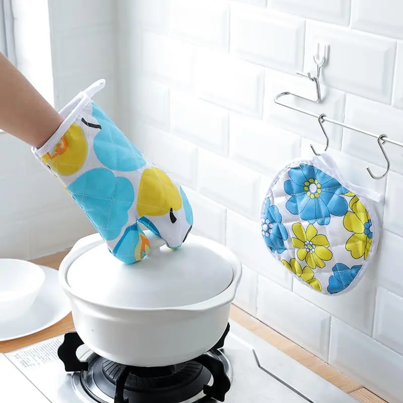 Set Sarung Tangan Anti-Panas untuk Dapur