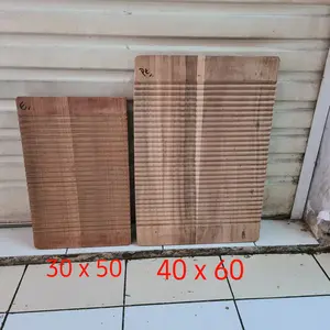 Papan cuci baju penggilasan gilasan JATI 40 x 60