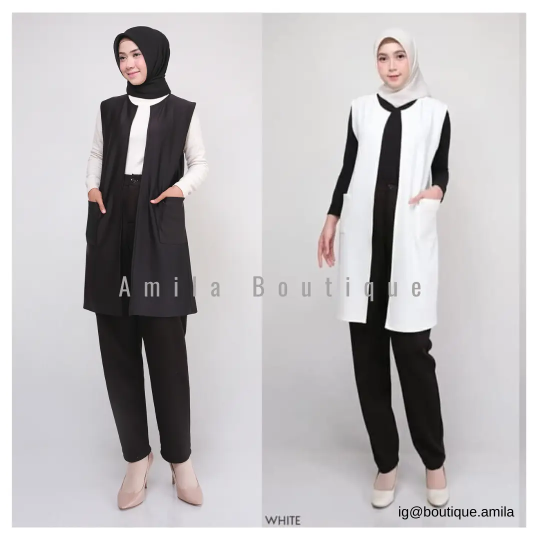 Outer / Vest / Cardigan / Atasan Muslim / Blazer Wanita / Rompi Wanita