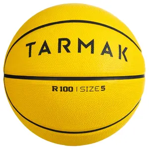 Decathlon Tarmak New Bola Basket R100 Size 5 Kuning - 8547126