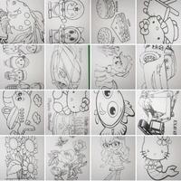 Gambar Paket 10 pcs styrofoam lukis tanpa list dari cantikcintastyrofoam Kab. Karawang 1 Tokopedia