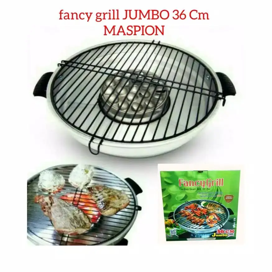 BESAR - Fancy grill jumbo 36cm /alat panggang maspion Griller big best