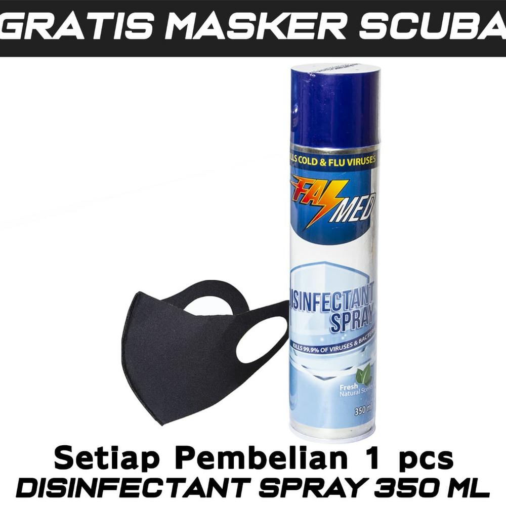 Disinfektan Faz Med 350ml Free Masker Scuba