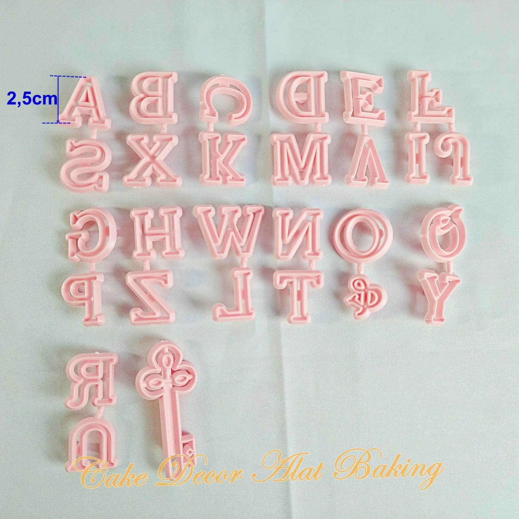 Alphabet Cutter Embosser Uppercase