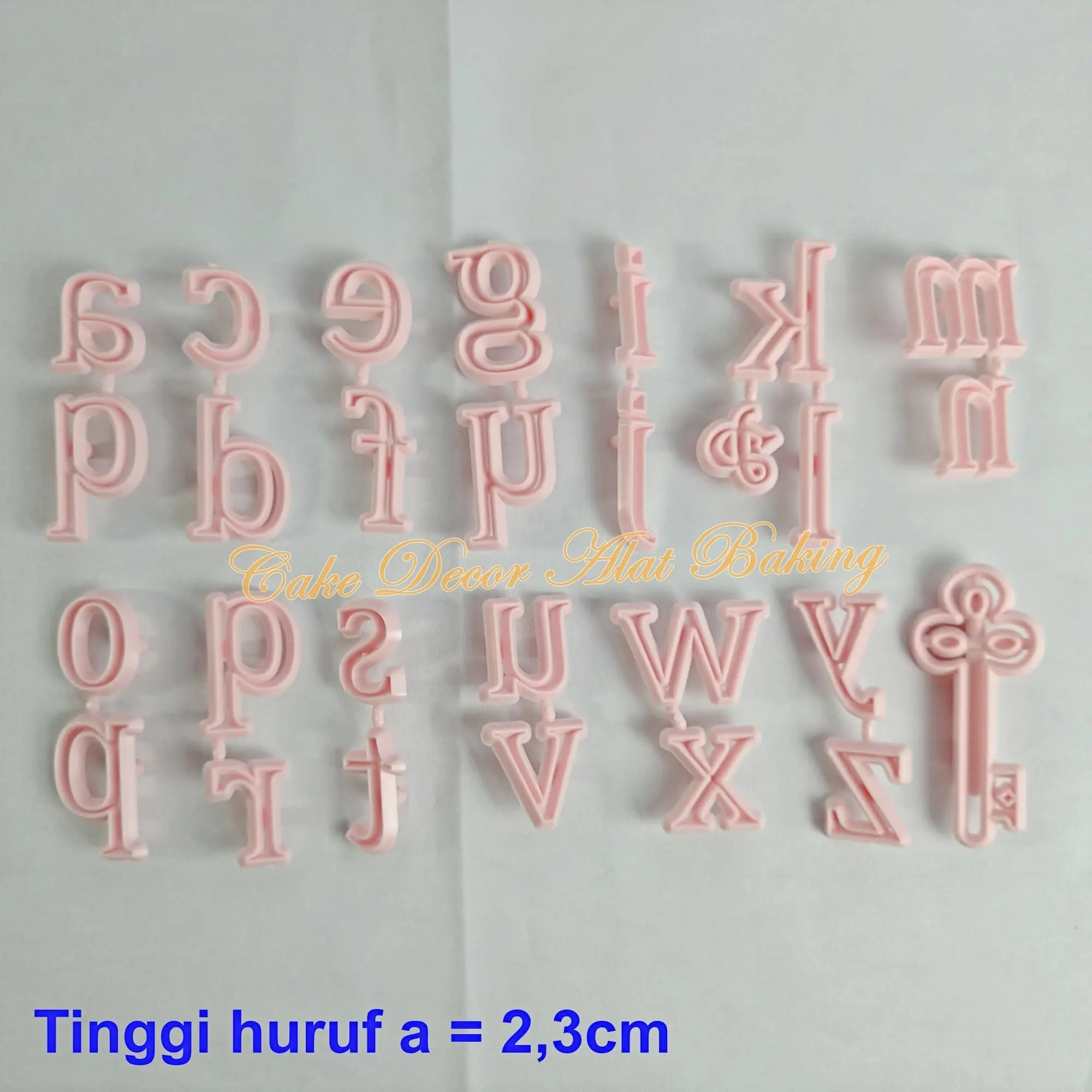 Alphabet Cutter Embosser Lowercase