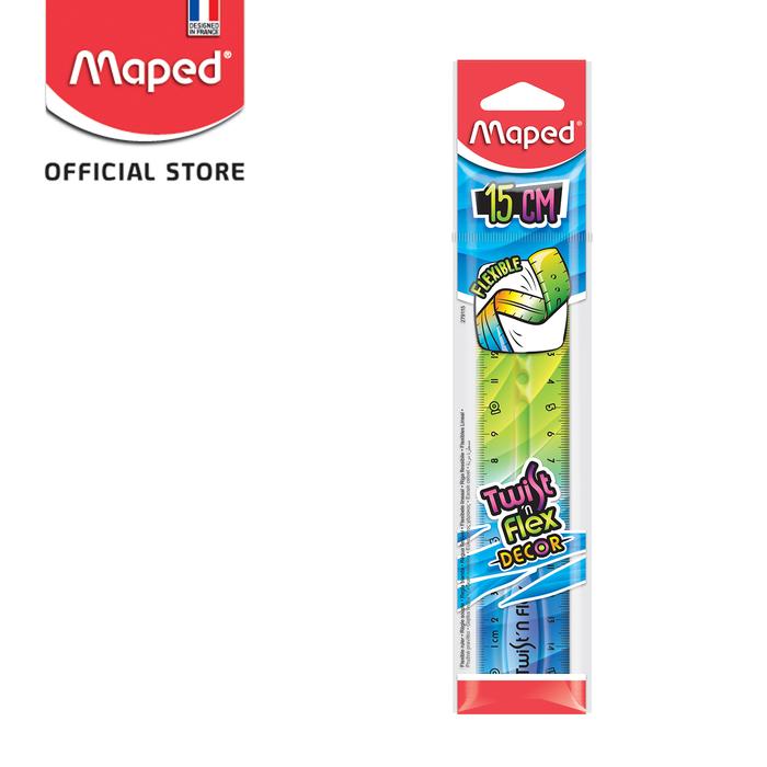 Gambar Maped Penggaris Lentur Twist and Flex Decor 15 cm dari Maped Store Kota Administrasi Jakarta Timur Tokopedia