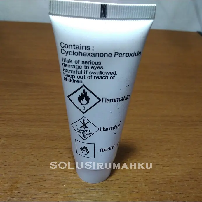 HARDENER Dempul Plastik Sanpolac Classy AlfaGloss Obat Pengeras Dempul 1