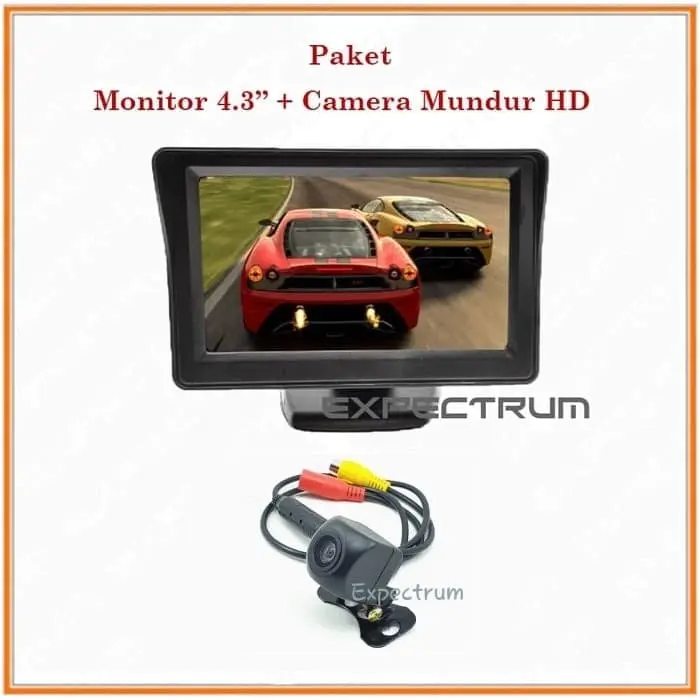 Monitor TV Ondash 4.3 inch - PAKET Monitor TV 4.3 inch & Kamera CCD HD