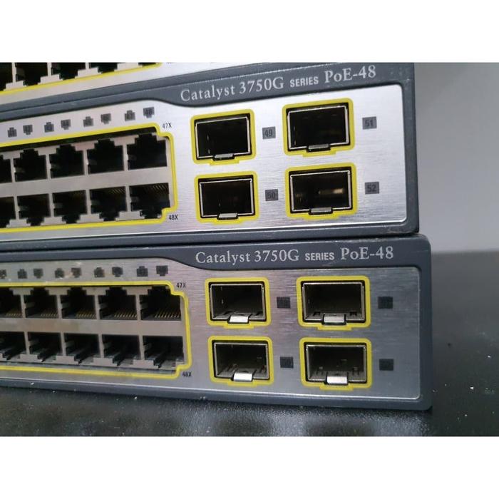 Jual Cisco Catalyst 3750G Series 48Port Gigabit + PoE 48 PORT - Jakarta ...