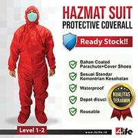Gambar Hazmat Coverall With Cover Shoes dari 4lifeonlinestore Kota Bogor 1 Tokopedia
