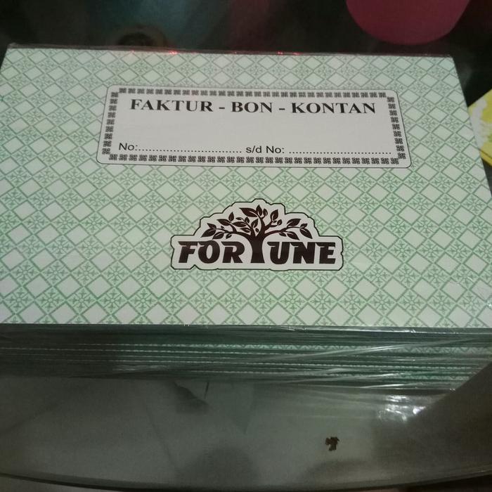 Gambar [ 12 buku ] Fortune Bon Faktur Rangkap 2 Kecil Isi 25 Set Lembaran Putih & Copy Kuning - datar dari Mentari Jaya. Kota Medan Tokopedia
