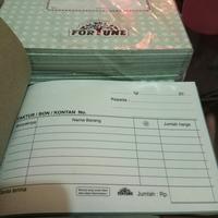 Gambar [ 12 buku ] Fortune Bon Faktur Rangkap 2 Kecil Isi 25 Set Lembaran Putih & Copy Kuning - datar dari Mentari Jaya. Kota Medan 2 Tokopedia