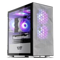 Gambar Casing DarkFlash DLM21 White Mesh M-atx Tempered Glass Gaming Case dari Techno Computer Bali Kota Denpasar 2 Tokopedia