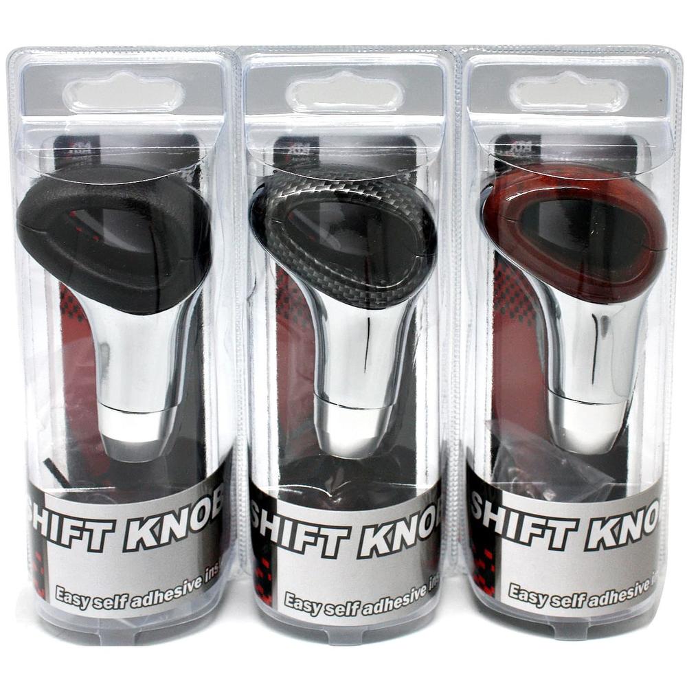 Shift Knob Persneling Mobil Manual Matic JM-345 Carbon Kayu Hitam - Kayu