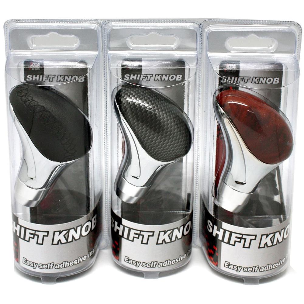 Shift Knob Persneling Mobil Manual Matic JM-311 Carbon Kayu Hitam - Carbon