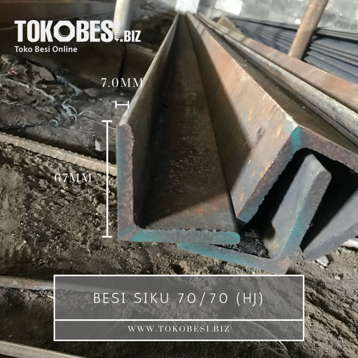 Gambar Besi Siku 70/70 (hj) dari Teguh tokobesi Kota Bandung Tokopedia