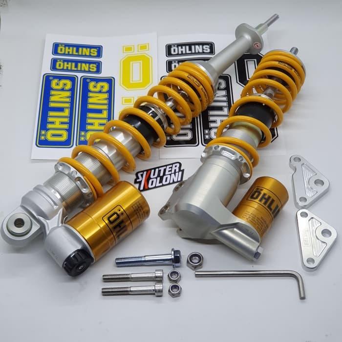 Gambar Ohlins tabung Tank new Iget Set F&R Vespa LX S Sprint Primavera GTS dari skuterkoloni Kab. Badung Tokopedia