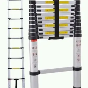 Tangga Lipat Aluminium Teleskopik 3.8M Single Telescopic Ladder 3.8 M