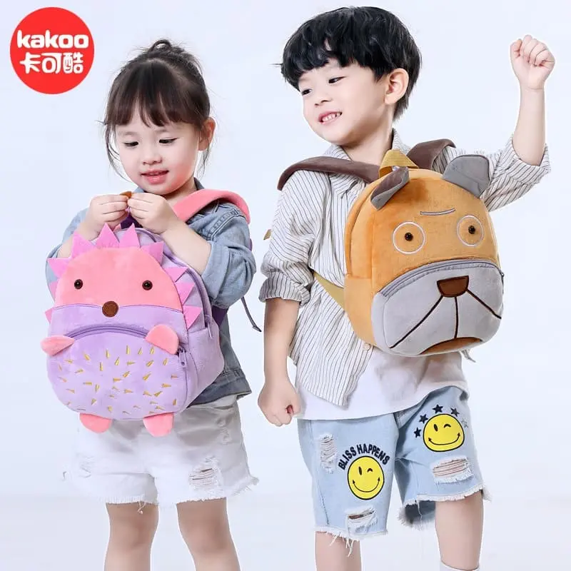 Tas Besar Sekolah Kakoo Tas Ransel Backpack Anak Zoo Character 1