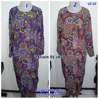 Gambar Daster BATIK KENCANA UNGU tangan panjang (LD 20) dari BATIK Shop Tokopedia Kota Surabaya 2 Tokopedia