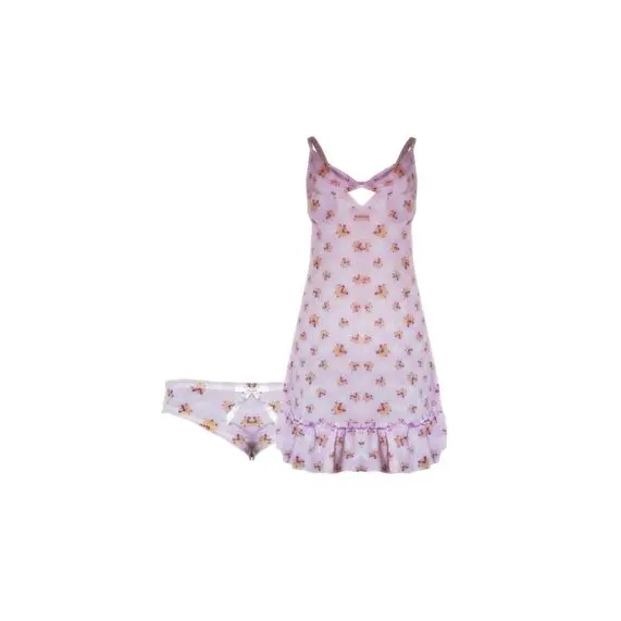 Gambar WIMIU Gaun malam/Pakaian Tidur Wanita Pink 2035-2 - Black dari Wimiu Kota Administrasi Jakarta Utara 5 Tokopedia