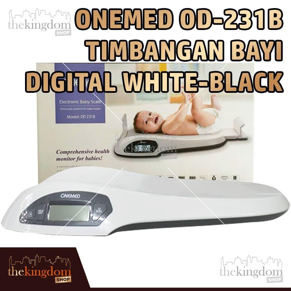 Onemed OD-231B 721 Timbangan Bayi OD231 Baby Scale 231 Bluetooth - OD-231B Black, Packing Plastik