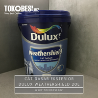 Gambar Cat dasar eksterior Dulux Weathershield 20L dari Teguh tokobesi Kota Bandung 1 Tokopedia